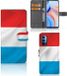 B2Ctelecom Flip Cover OPPO Reno 4 Pro 5G - Luxemburgse vlag - Book Case
