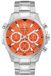 Bulova montre à quartz analogique pour hommes, avec bracelet en acier inoxydable 96B395, orange, bracelet