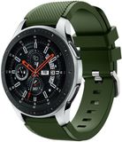 Merkloos / Sans marque Samsung Galaxy Watch silicone band - legergroen - 45mm / 46mm