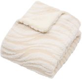 ATMOSPHERA CREATEUR D'INTERIEUR Plaid Boucly 120x160cm beige
