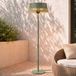 Lucande Pyravo staande terrasverwarmer, groen, 200 cm, aluminium, IP44
