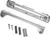 Locinox SFKM-ALUMQF plaque de fermeture avec butée pour serrure tubulaire Fiftylock/Fortylock, acier inoxydable, argent