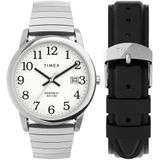 Timex Easy Reader Herenhorloge, 35 mm, rekband, datum weergave, T2H451