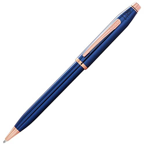 CROSS Century II Translucent Cobalt Blue Lacquer Ballpoint Pen