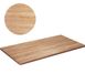 Merkloos Plateau & Bureau - Panneau de particules P2 Melamine - Couleur bois - 140 x 70 cm - 25 mm d'épaisseur - Coins arrondis - Moderne