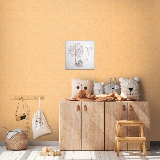 A.S. Création Canvas Fam Portrait 3 | DD129423 | Beige | 40 x 40 cm