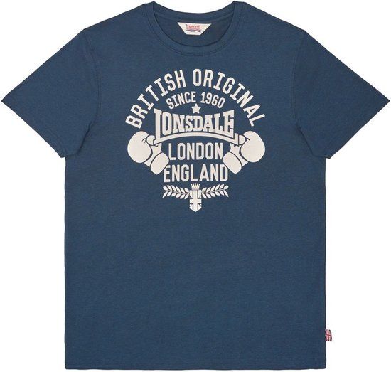 Lonsdale London CATTERICK Heren T-shirt - blauw - M