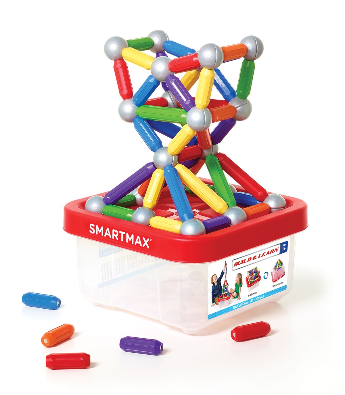 SmartMax Build & Learn - Bouwspeelgoed - Meerkleurig - 1+ jaar