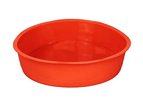 GMMH Siliconen Bakvorm Rond - Diameter 24 cm - Rood