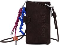 Desigual Half Logo Milton Phone Bag Chocolat donkerbruin