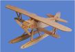 TF Creations Vliegtuig bouwpakket - Heikel 854 - triplex hout - watervliegtuig - 26 cm - speelgoed