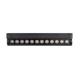 Brightium Led-spot, 12 W, magnetisch, zwart, verstelbaar, kleurtemperatuur 6400 K