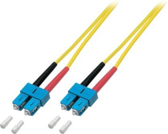 EFB Elektronik ProCable O2513.1 1m SC SC OS2 Geel Glasvezel kabel