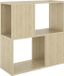 vidaXL Boekenkast 60x24x63 cm bewerkt hout sonoma eikenkleurig