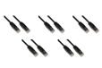 LINK LK6AU100BL05 – netwerkkabel categorie 6a onafgeschermd utp awg24 zwart halogeenvrij m 10 verpakking van 5 stuks