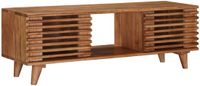 vidaXL TV-kast met opbergruimte met deur, naturel, 105 x 30 x 35 cm