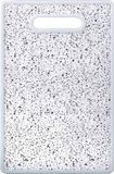 Urban Living Keuken Snijplank - Marmer Look - Wit - Kunststof - 37 x 23 cm