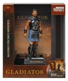 McFarlane Toys Movie Maniacs Gladiator Maximus Decimus Meridius 6-inch Posed Figuur met schilderachtige achtergrond, displaybasis en certificaat