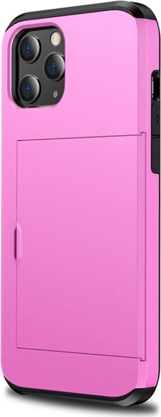 Mobiq Hybrid Card Case for iPhone 12 Pro Max - Pink