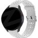 Bandz Bracelet silicone à motifs Levowatch Edgy (blanc)