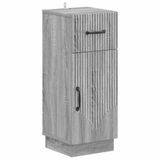 vidaXL - Badkamer Opbergkast HOORN Grijs Sonoma 30 x 31 x 77 cm