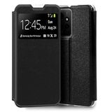 Cool Flip Cover voor Xiaomi Redmi Note 12, effen, zwart