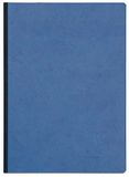 Clairefontaine 795434C Collectie Nomaddict (ex Age Bag) Genaaid Notitieboek met Linnen Rug Blauw - A5 14,8x21 cm - 192 Pagina's STIPPEN - Wit Papier 90 g - Omslag Glanskarton met Lederkorrel