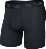 SAXX underwear co SAXX Heren Boxershort Quest Quick-Dry Mesh - Boxer met BallPark Pouch® - Onderbroek Sneldrogend & lichtgewicht - Zwart - L