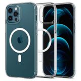 Spigen Apple iPhone 12/12 Pro Hoesje Ultra Hybrid Mag - Transparant