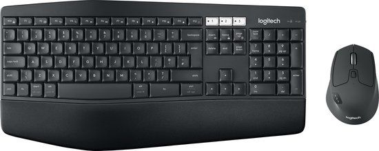 Logitech MK850 Draadloos Toetsenbord en Muis - AZERTY - Zwart