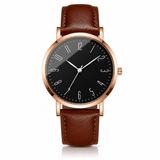 LGT JWLS Regent Bruin Zwart Herenhorloge Roségoudkleurig met Bruine Band