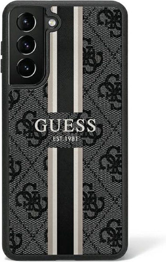 Guess 4G Printed Stripe Back Case for Samsung Galaxy S23 Ultra - Gray