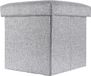 Goodivery ® Stoffen Bewaardoos met Deksel - Grijs - 30x30x30 cm - 15L