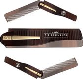Sir Reginalds Compacte Opvouwbare Kam Voor Snor en Baard