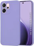Techsuit Soft Flex Silicone Back Cover - Light Purple - Hoesje geschikt voor Oppo Reno14 F/FS
