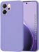 Techsuit Soft Flex Silicone Back Cover - Light Purple - Hoesje geschikt voor Oppo Reno14 F/FS