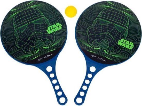 Disney Strandtennisset Star Wars 3-delig Blauw/groen