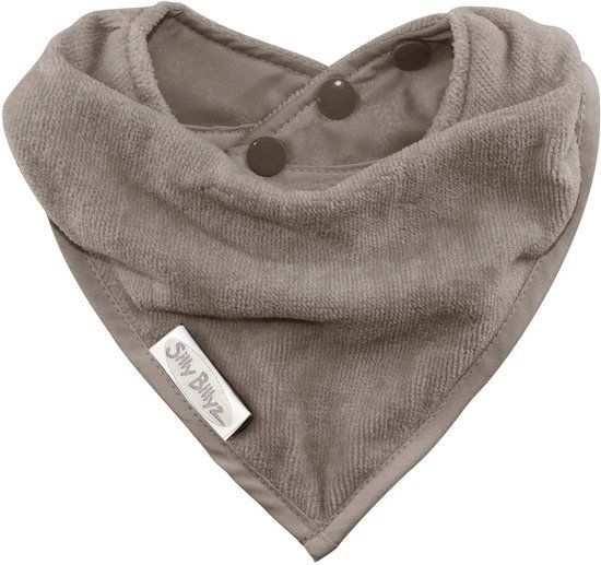Silly Billyz Bandana Slabbetje - Towel - Taupe