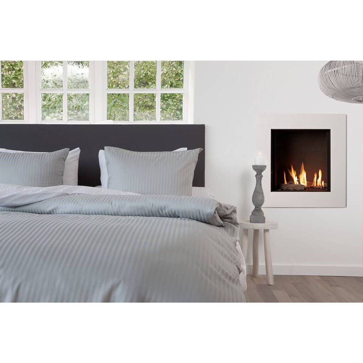 Heckett & Lane DBO Uni Streep 200 Grijs - Zilver - 8718517008175