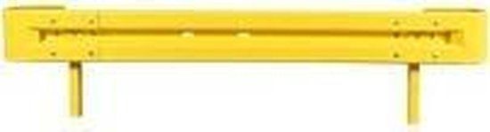 Stalen vangrails starterset geel - Verzinkt staal - 1330 x 515 mm