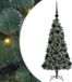 vidaXL - Artificielle - pré-éclairée - sapin de Noël - avec - set de boules - Vert - 120 - cm