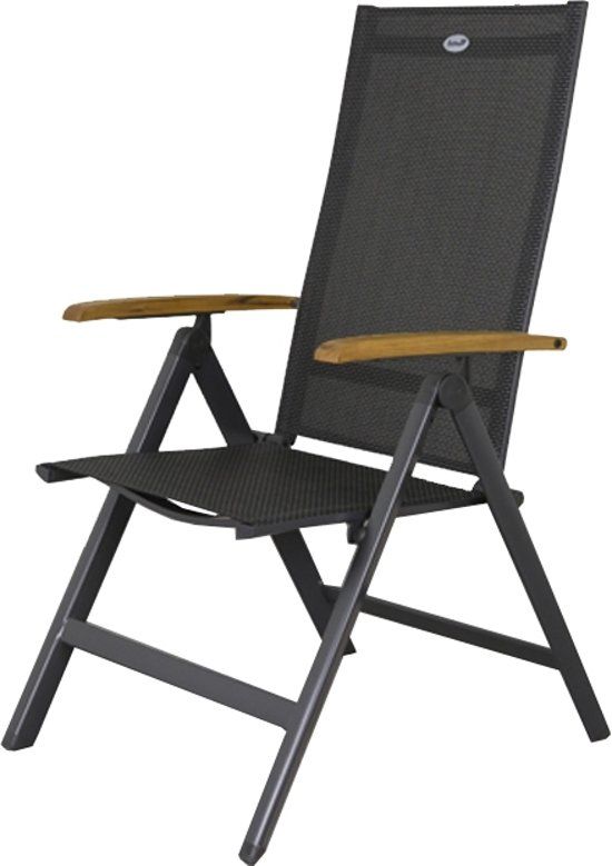 Hartman Napoli verstelbare tuinstoel - Teak armleuning