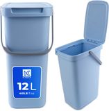 Kadax Afvalemmer, blauw, 12 liter