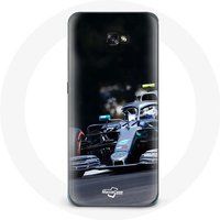 Maniacase Samsung Galaxy A8 2016 Hoesje Formule 1 Valtteri Bottas F1 Racing Driver Zwart