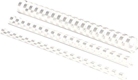 Fellowes bindruggen 22 mm wit, 50 stuks
