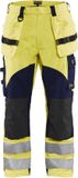 Blåkläder Multinorm werkbroek Inherent 1589-1512 - High Vis Geel/Marineblauw - C50