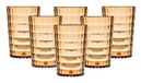 Bastilipo Amber Waterglas 6 Stuks 400 ml