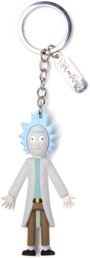 Difuzed Rick & Morty - Rick 3D Rubber Keychain