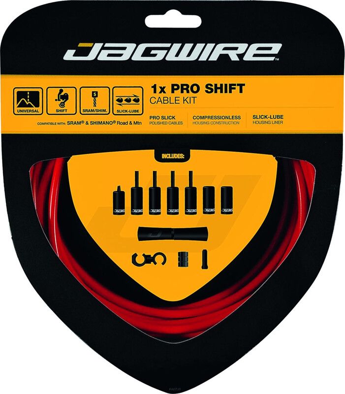 Jagwire 1X Pro Shift Schakelkabel Set - Rood