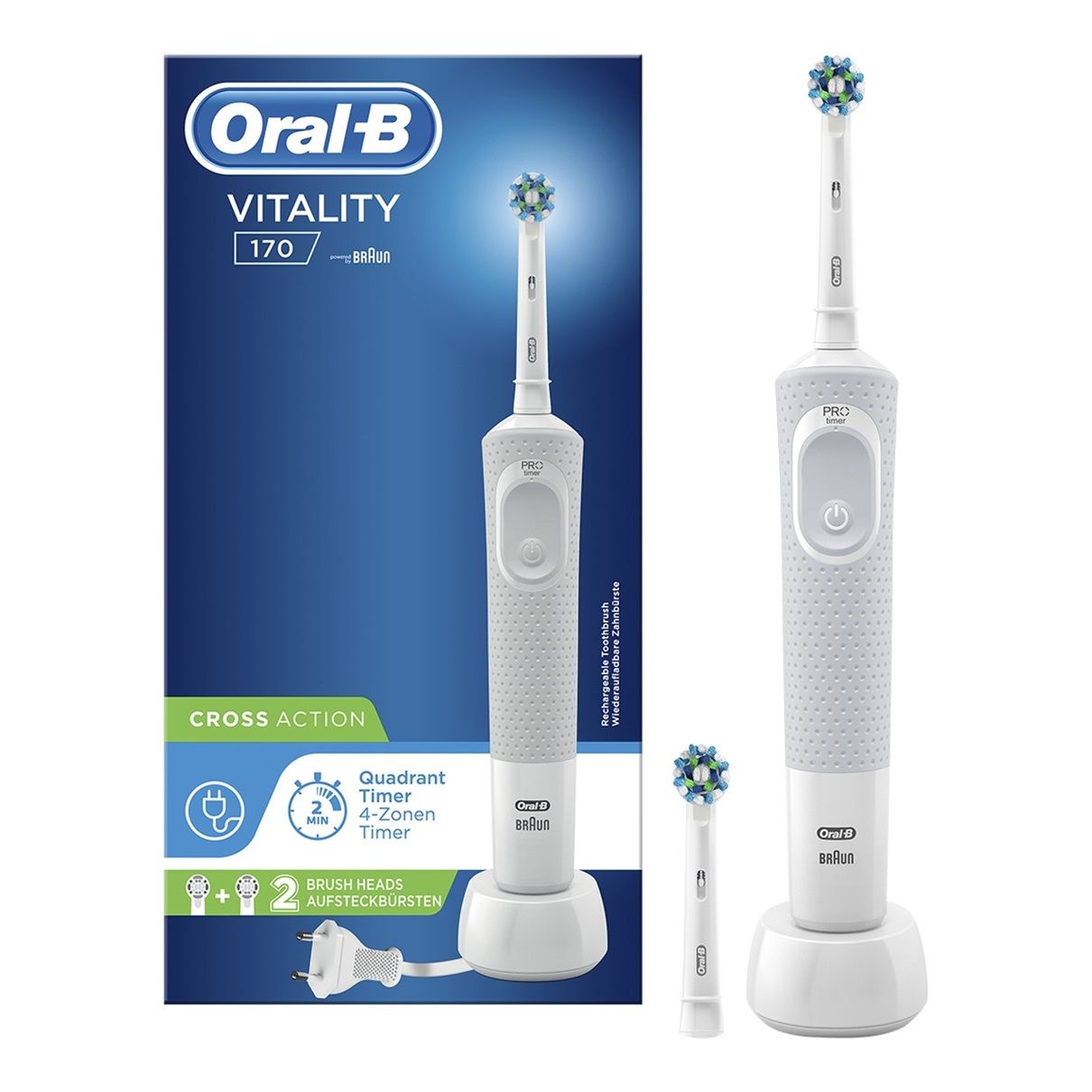 Oral-B Vitality 170 CrossAction Elektrische Tandenborstel - Wit